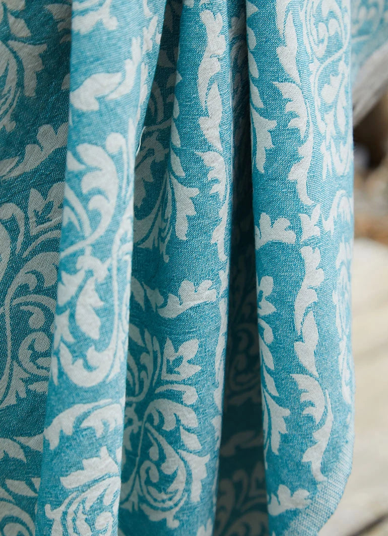 Ethnic Pattern Hammam Towel Petrol