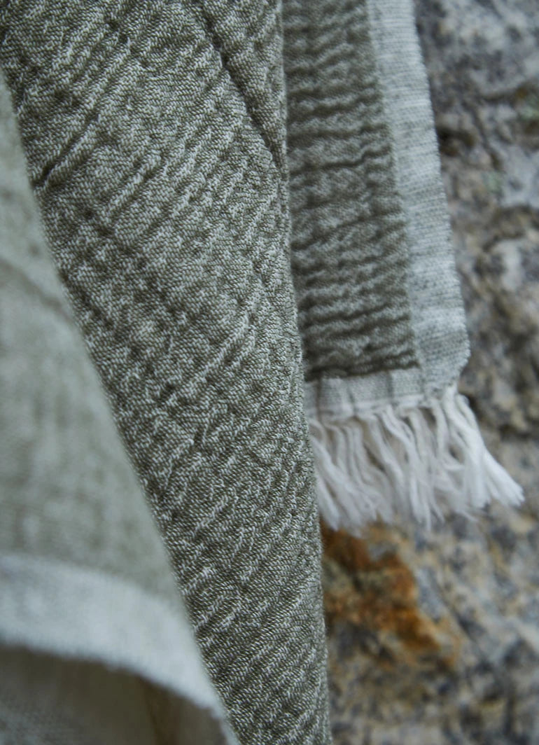 Muslin Cloth Hammam Towel Khaki