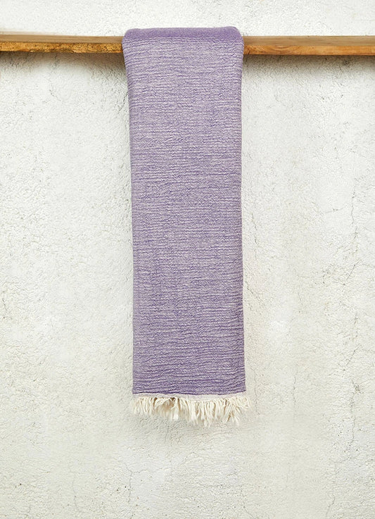 Muslin Cloth Hammam Towel Purple