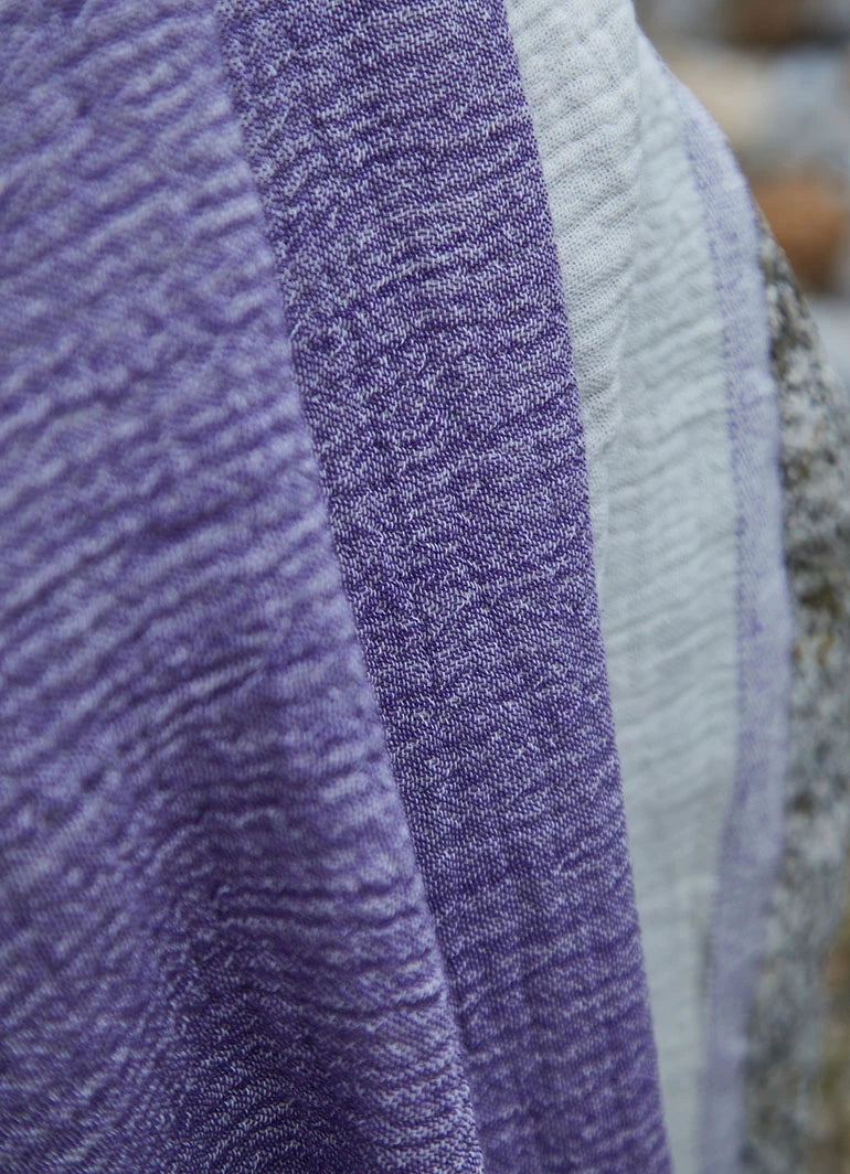 Muslin Cloth Hammam Towel Purple