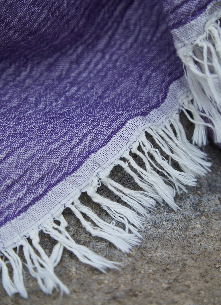 Muslin Cloth Hammam Towel Purple