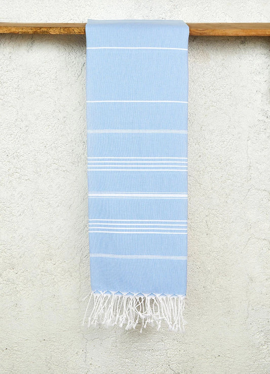 Classic Pattern Light Hammam Towel Turquoise