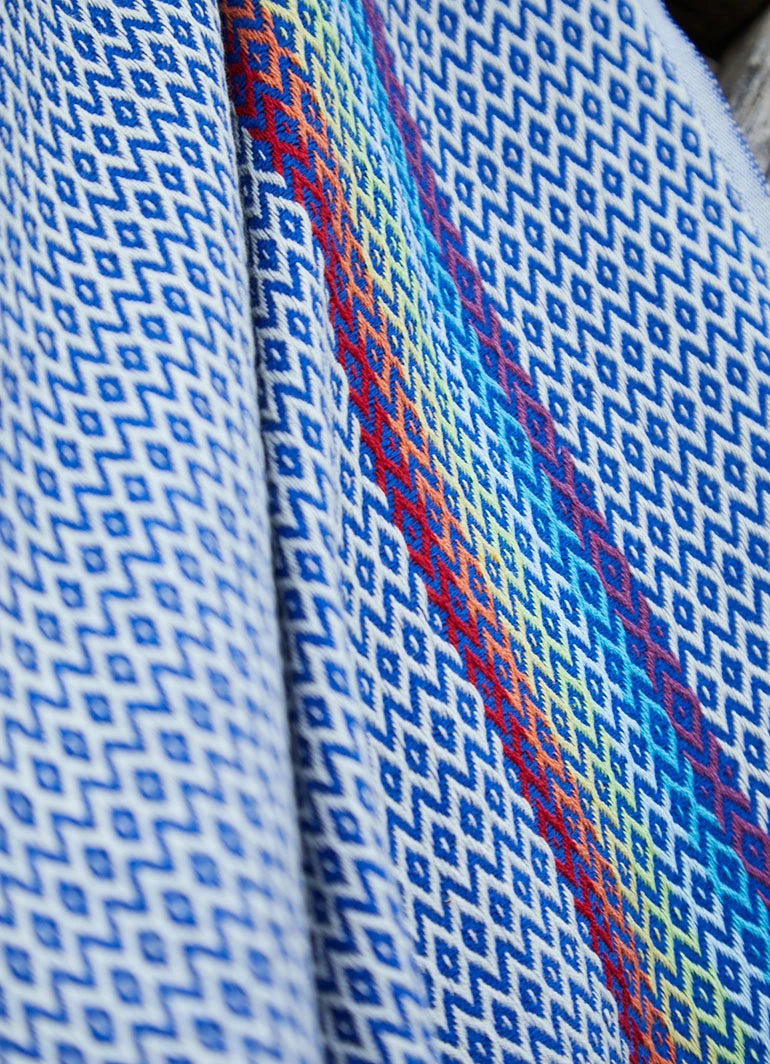 Rainbow Hammam Towel Blue