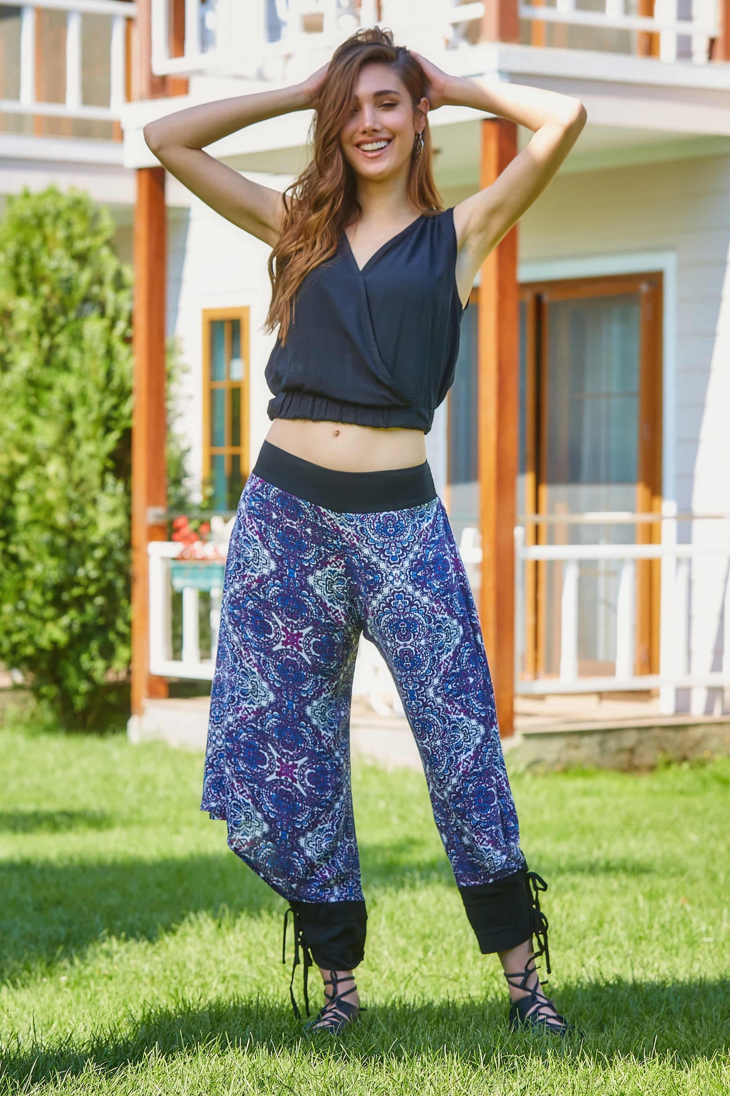 Paisley Baggy Pants