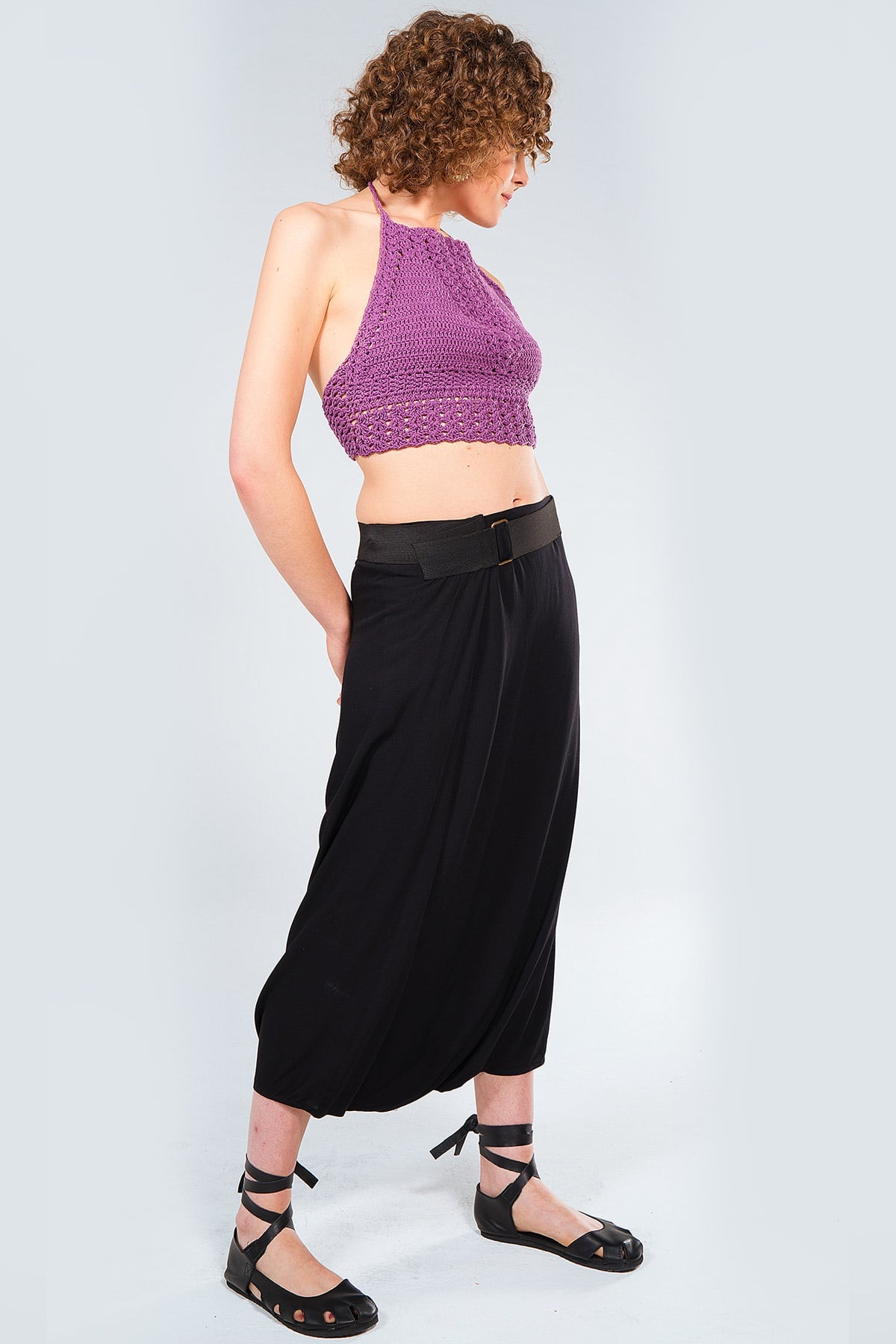 Black Harem Pants for Women
