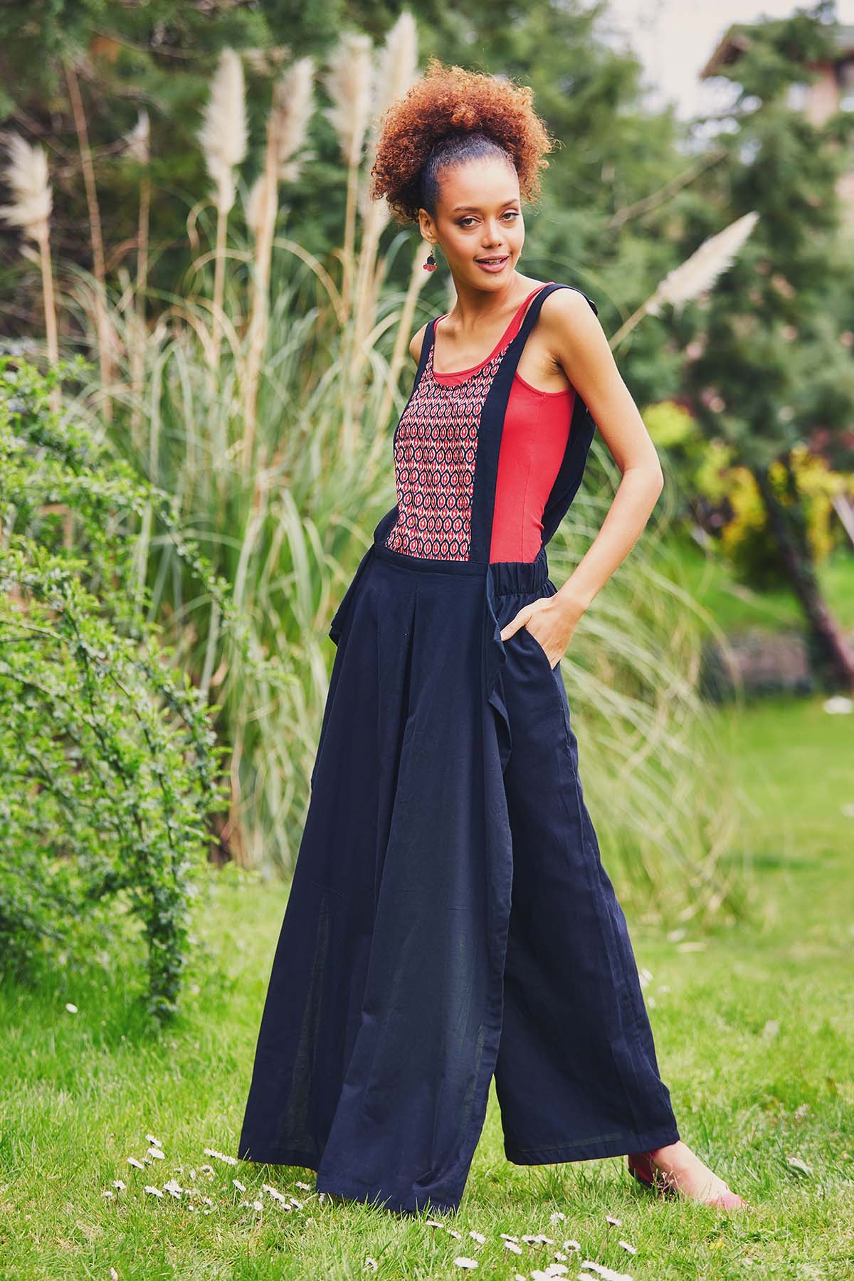 Black Hippie Jumpsuit