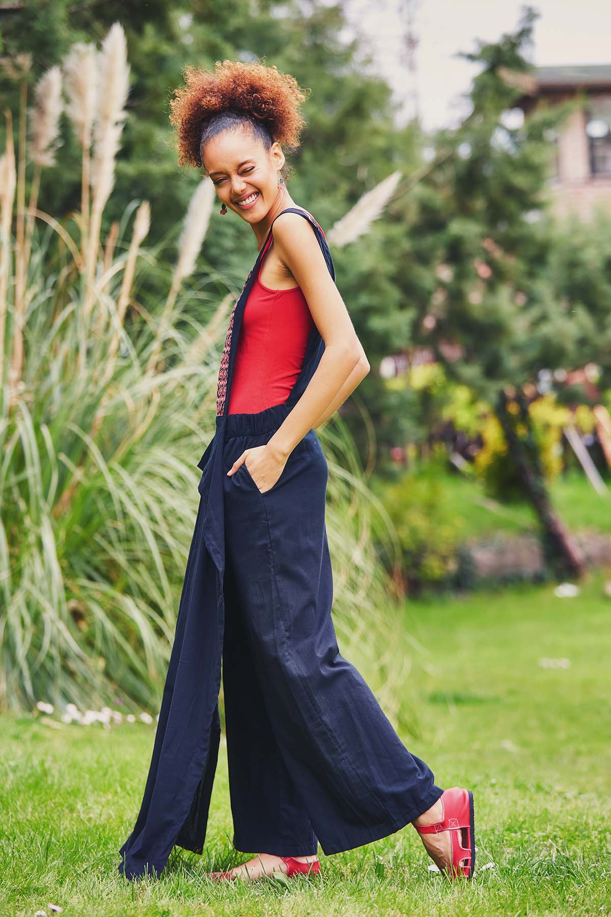 Black Hippie Jumpsuit