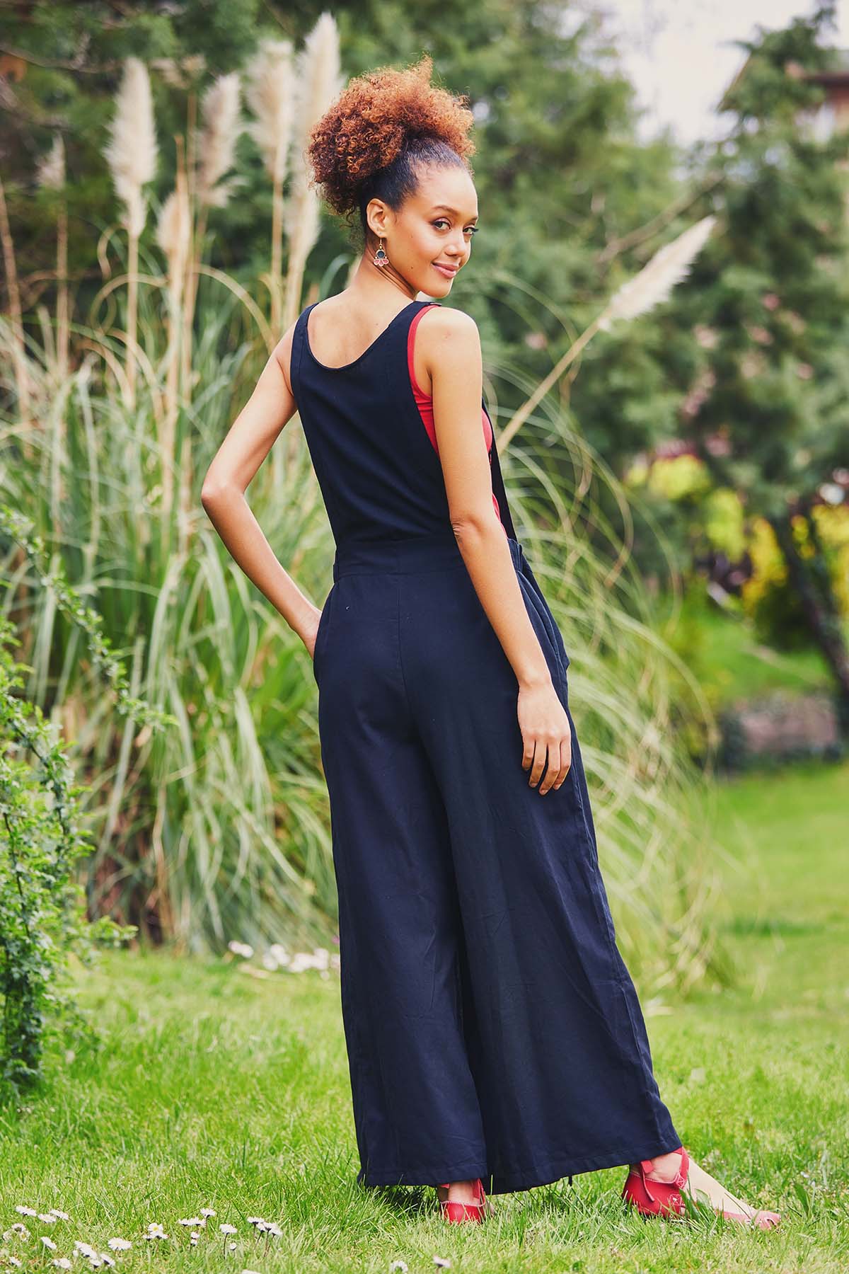 Black Hippie Jumpsuit