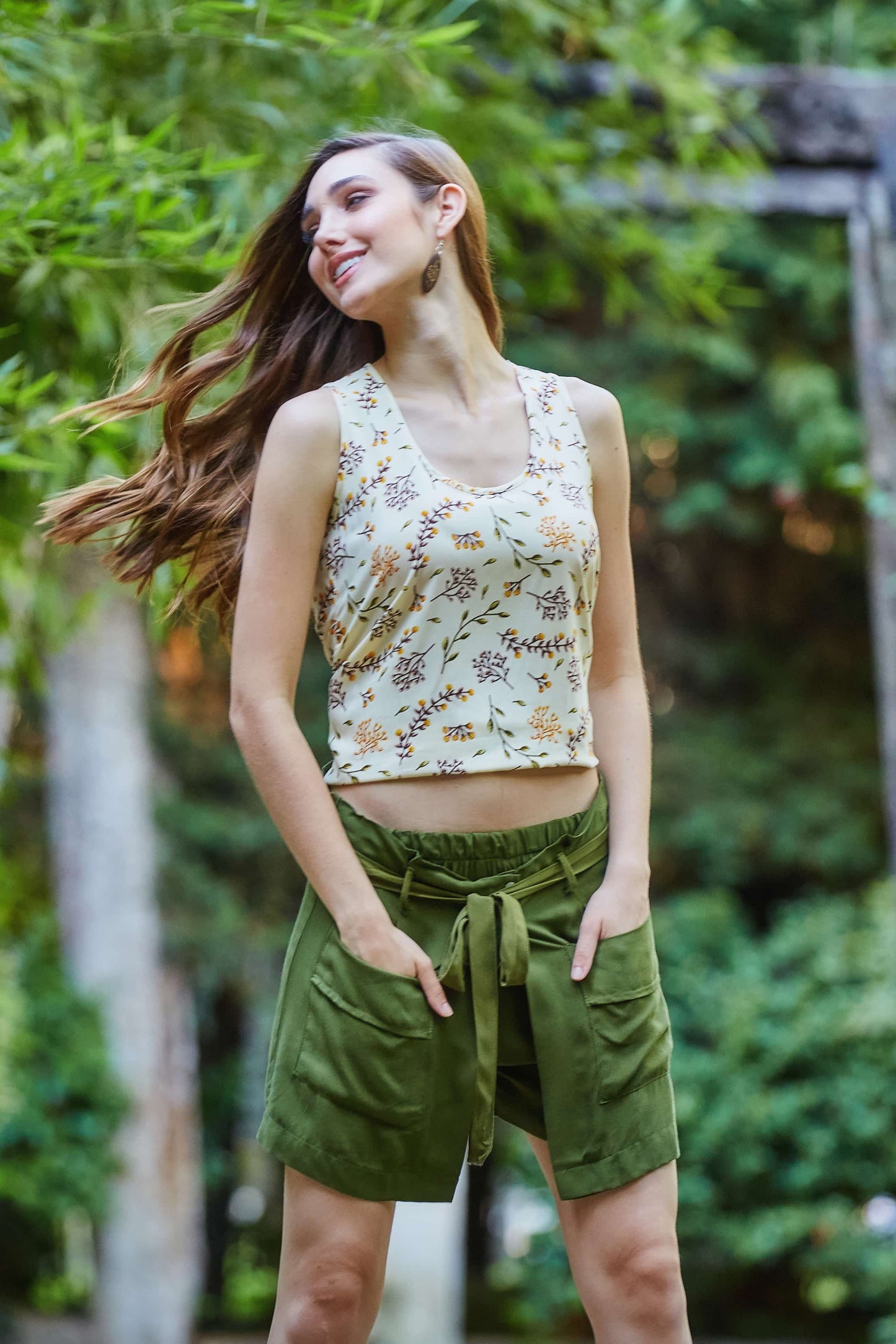 Green Short Pants