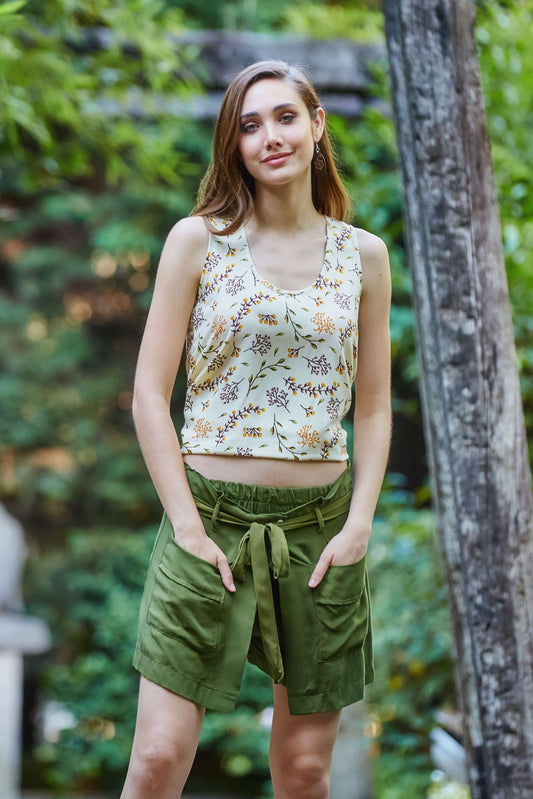 Green Short Pants