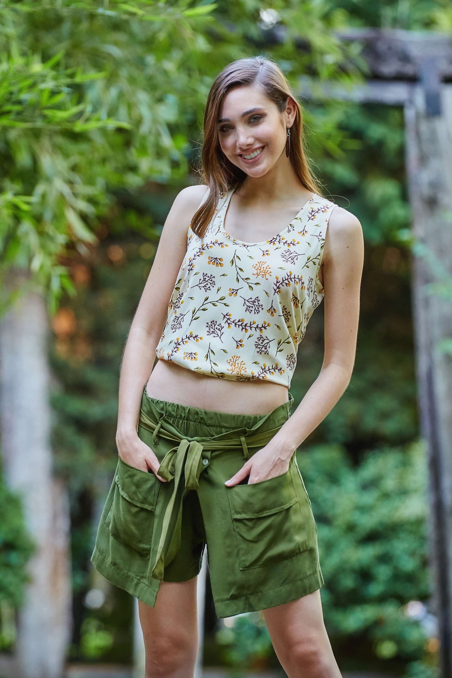 Green Short Pants