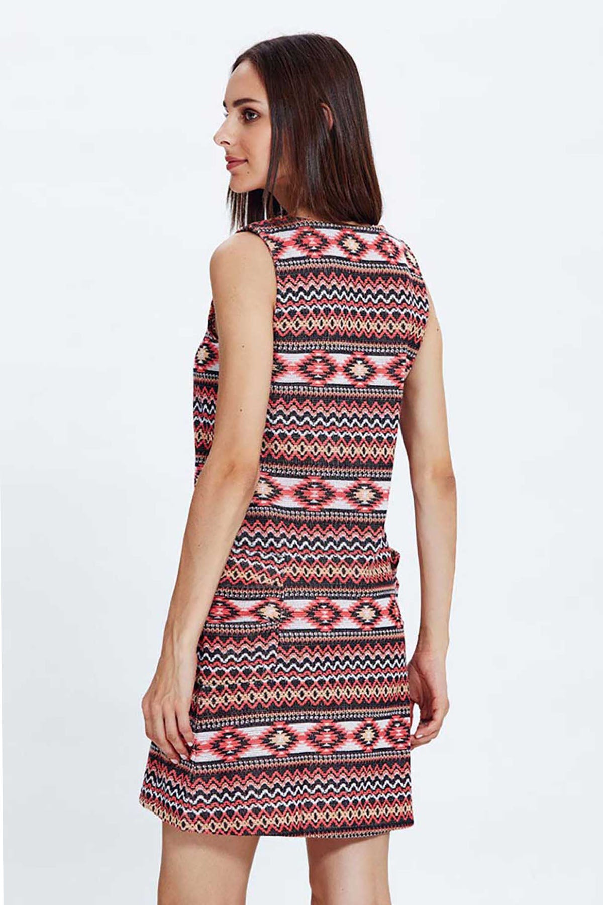 Winter Warmth Sleeveless Sweater Dress