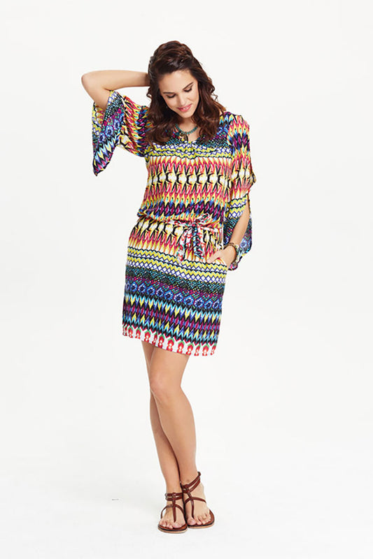 Kaleidoscope Rhapsody Boho Dress