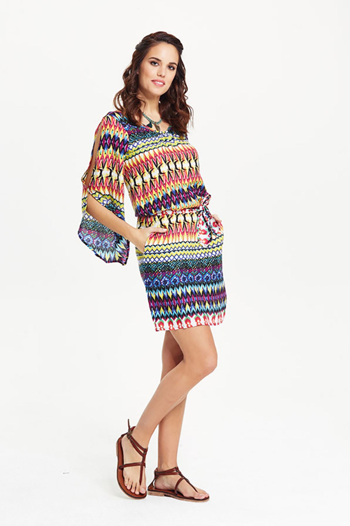 Kaleidoscope Rhapsody Boho Dress