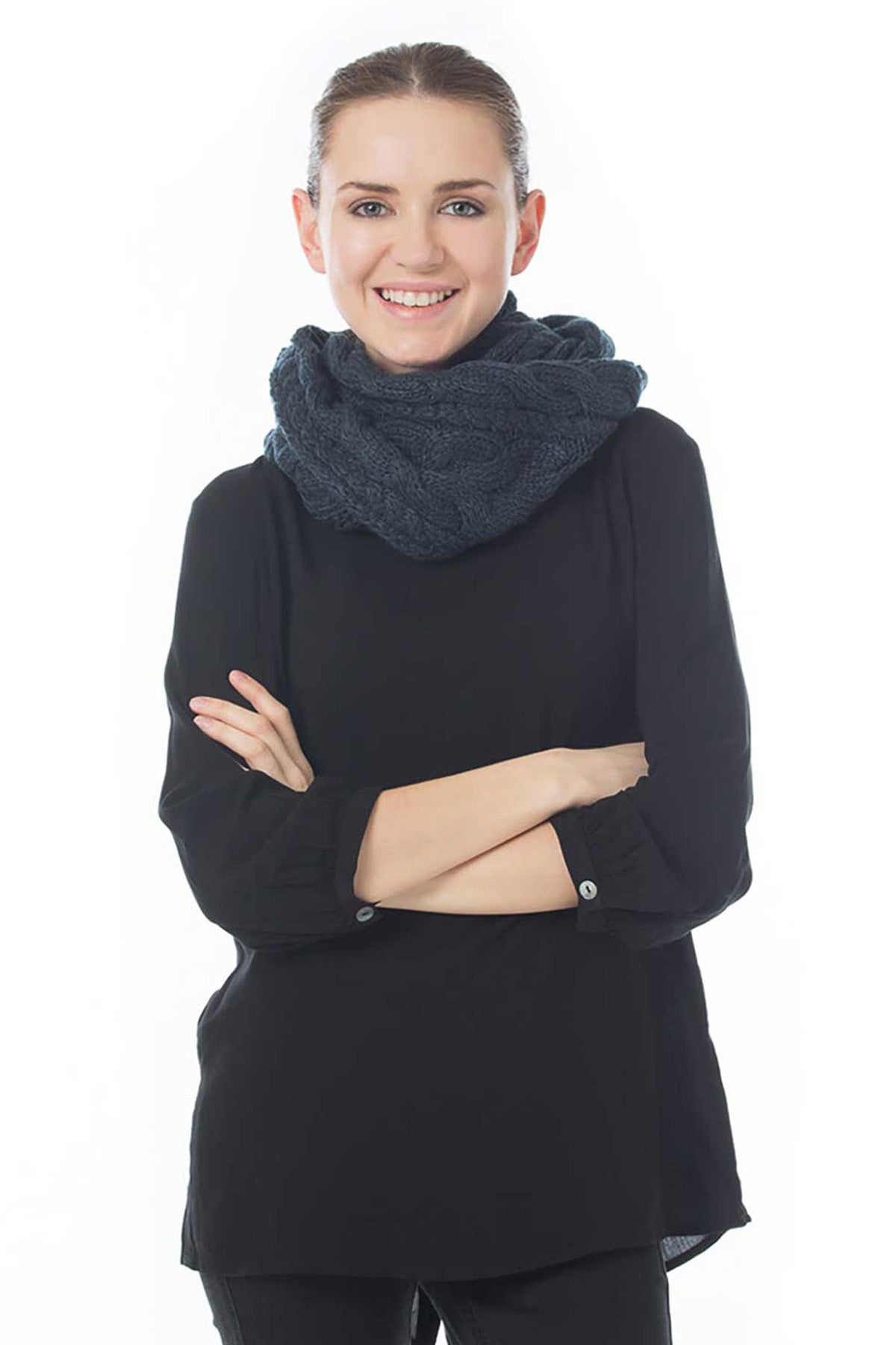 Dark Blue Scarf