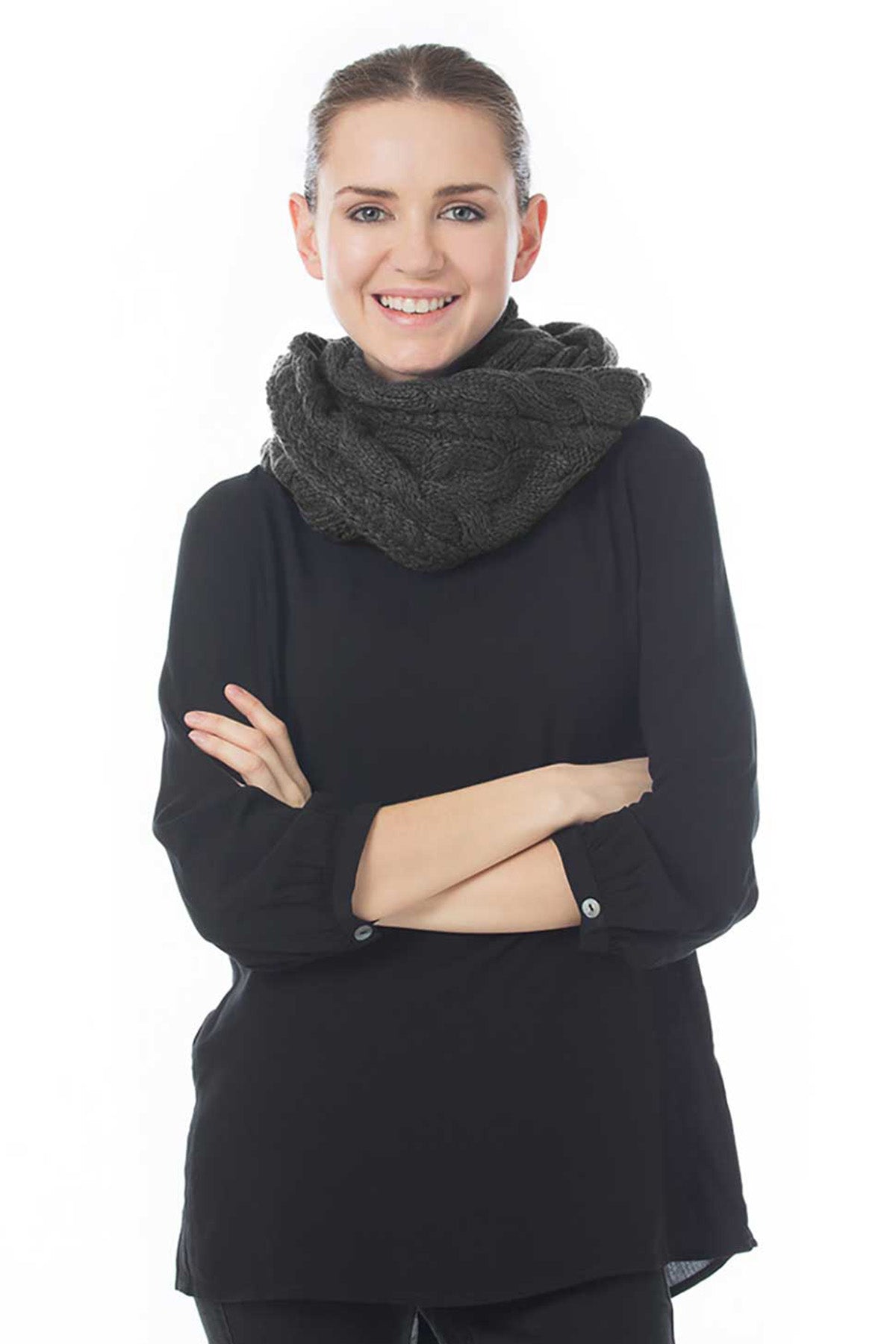 Gray Scarf