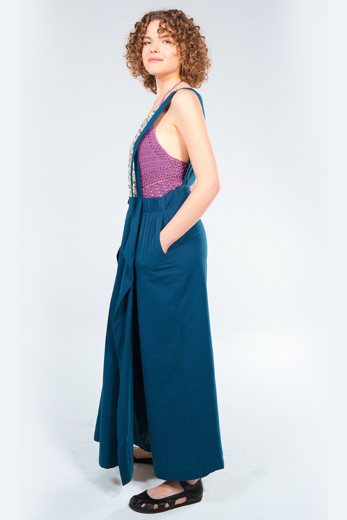 Blue Hippie Jumpsuit