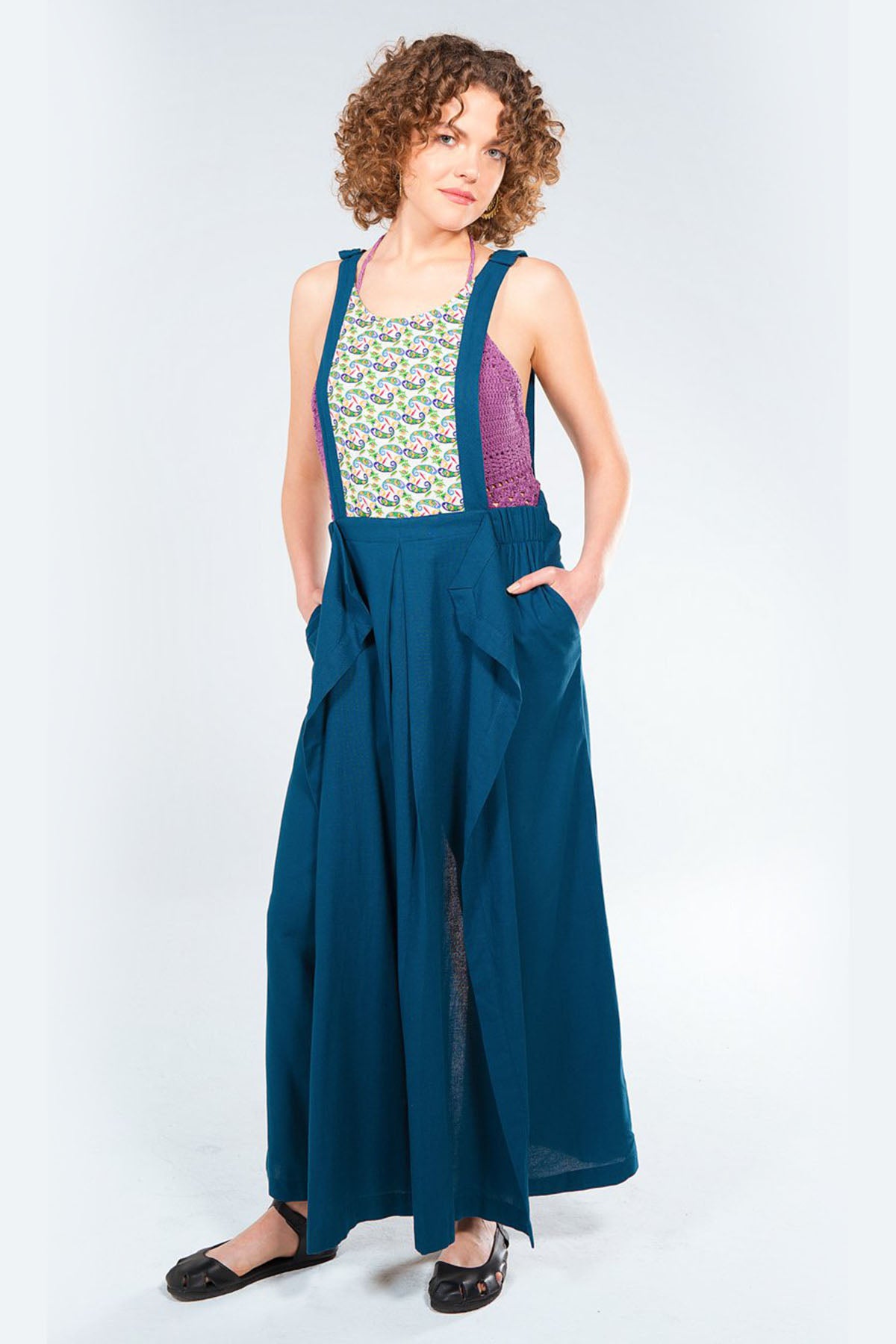 Blue Hippie Jumpsuit
