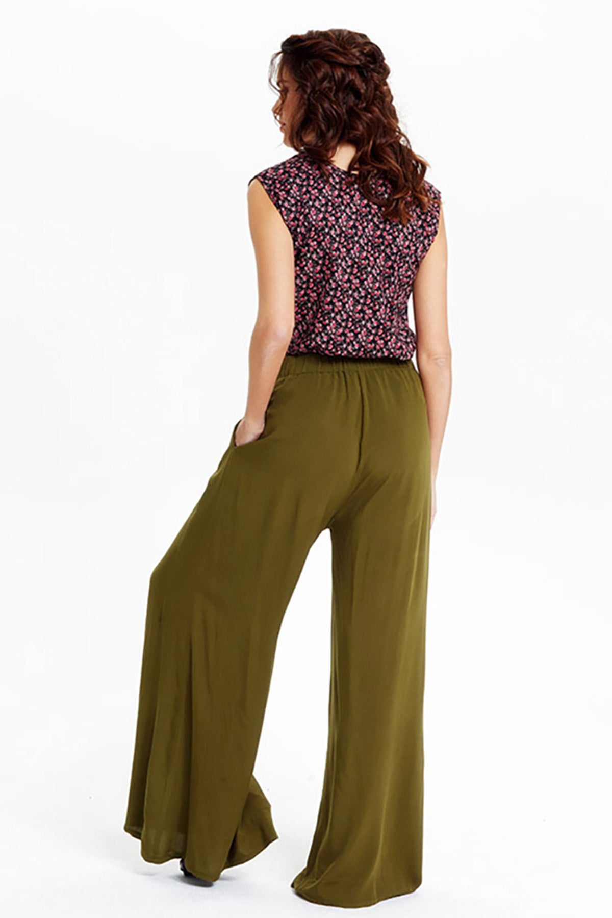 Khaki Relax Fit Trousers