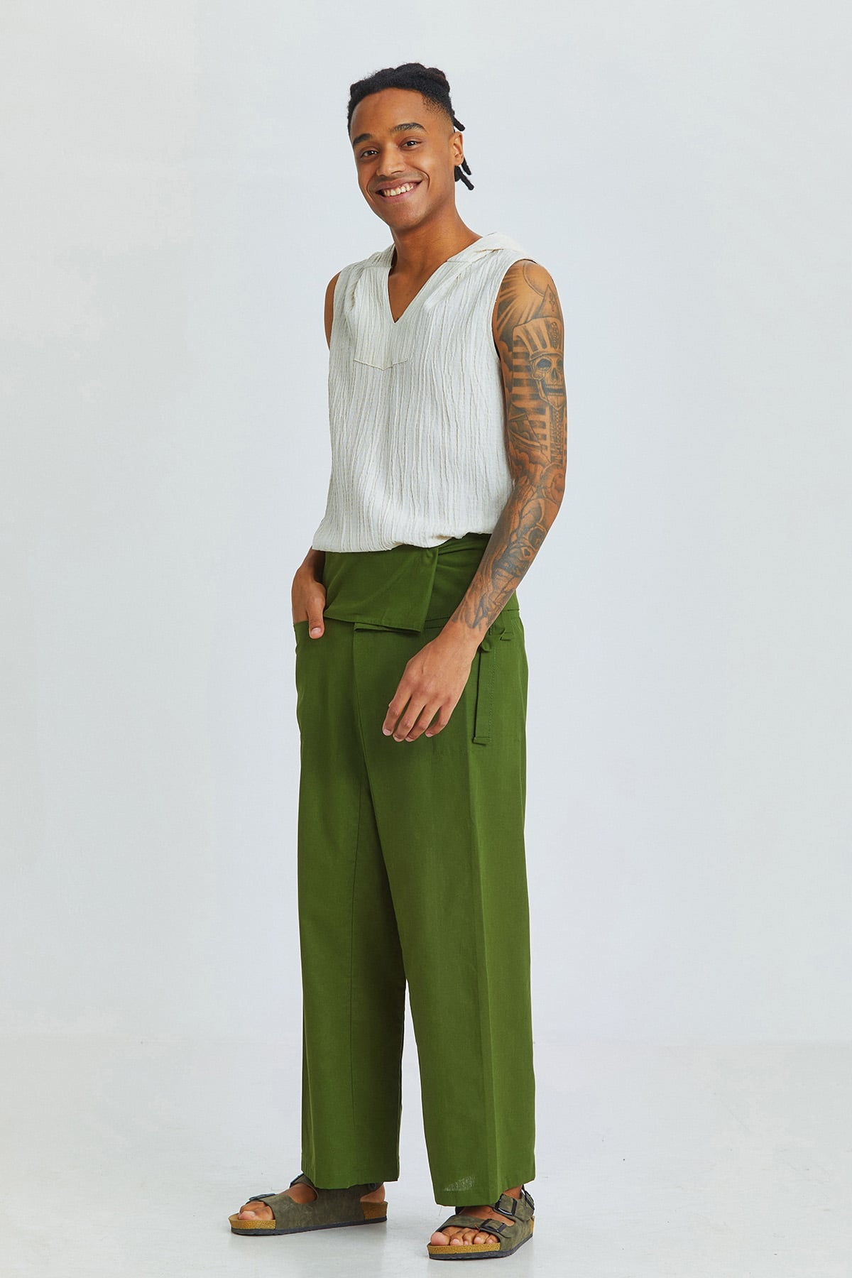 Thai Fisherman Pants Green