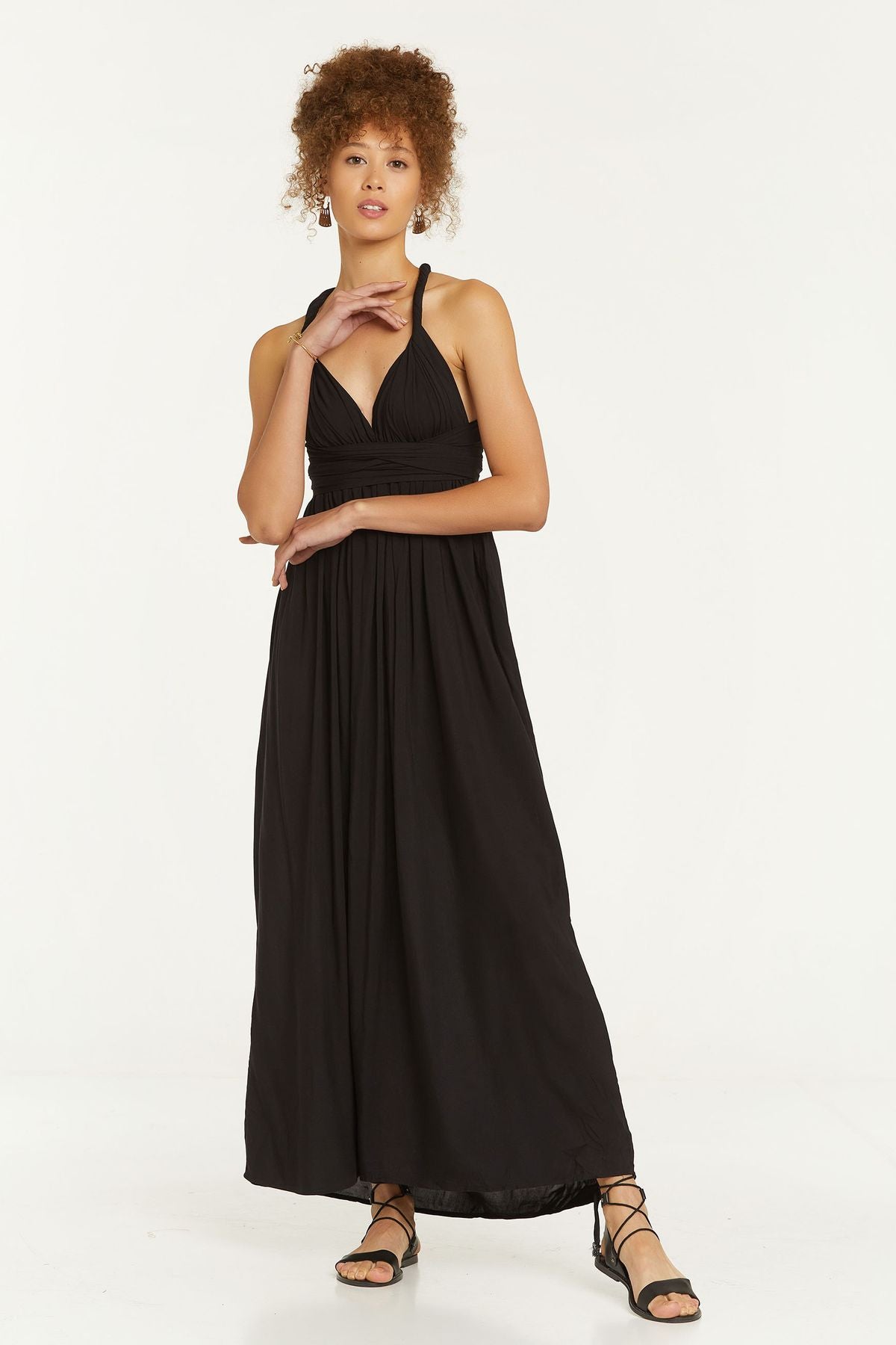 Maxi Summer Dress Black