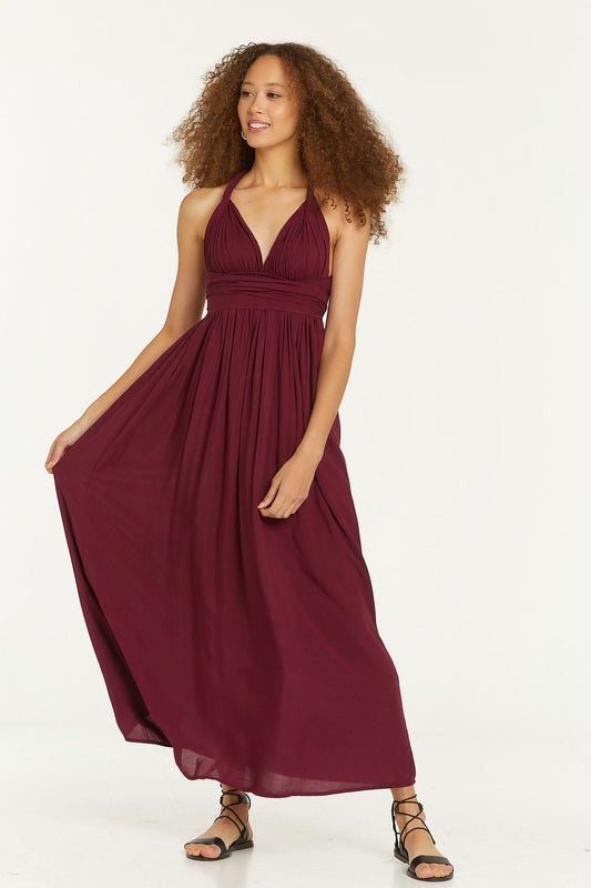 Maxi Summer Dress Purple