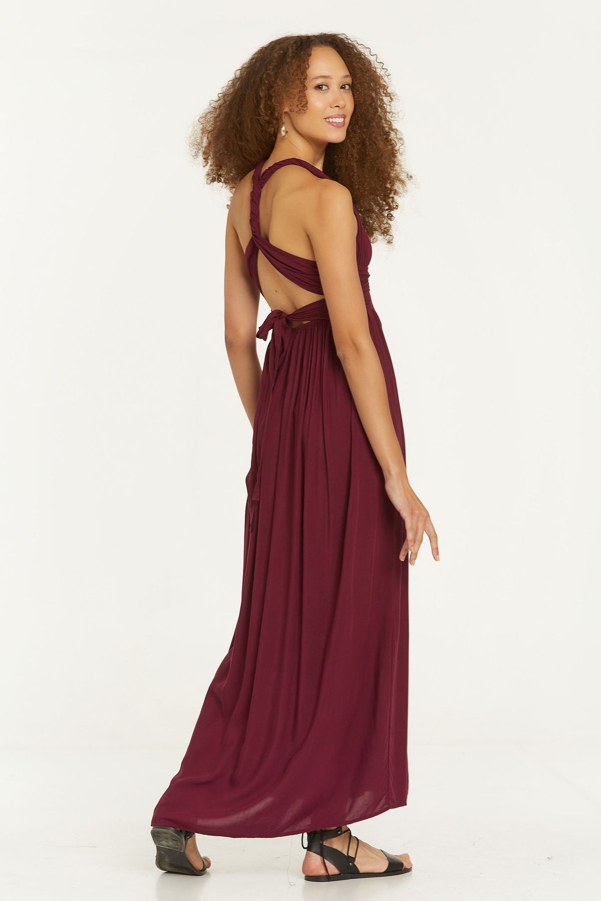 Maxi Summer Dress Purple
