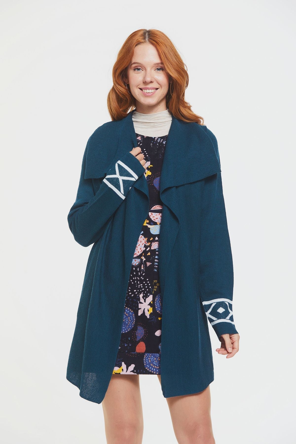 Long Sweater Turquoise