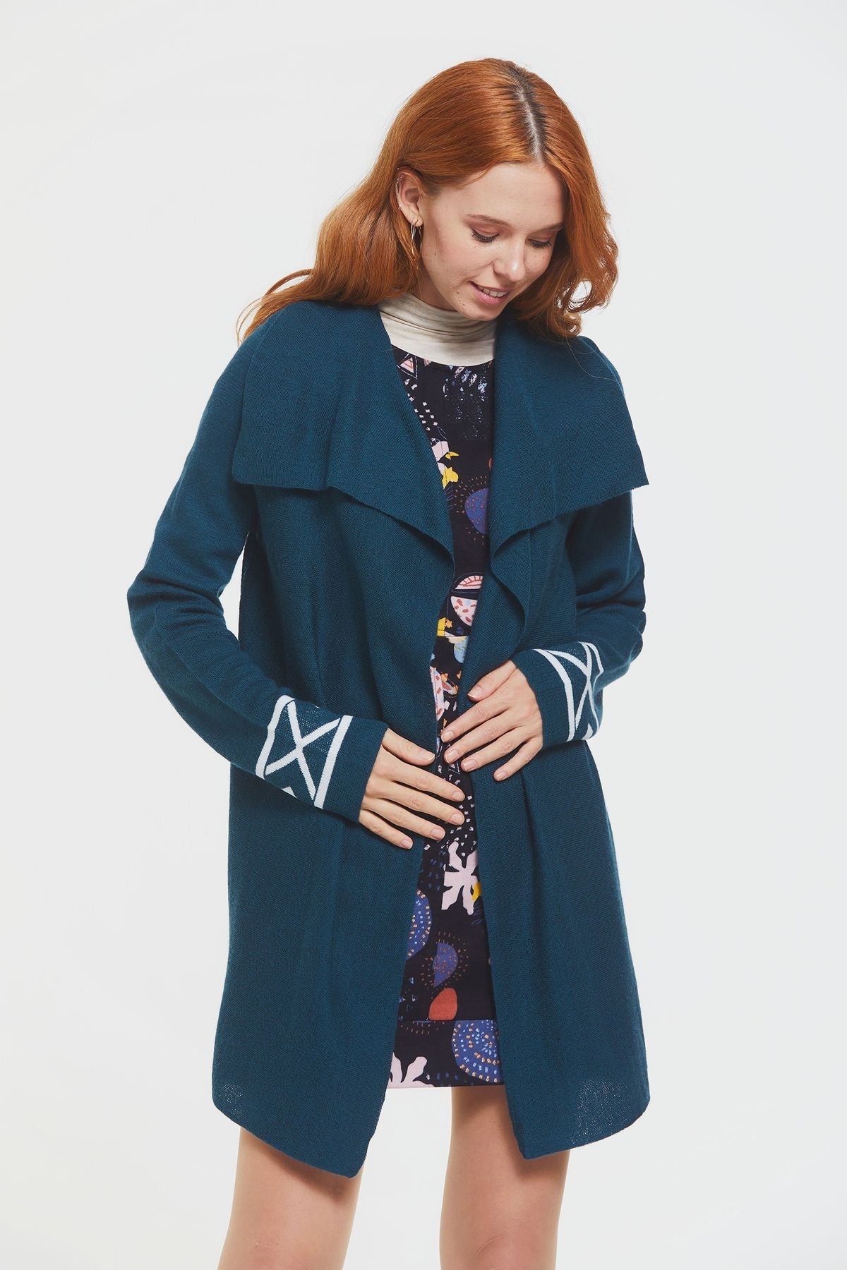 Long Sweater Turquoise