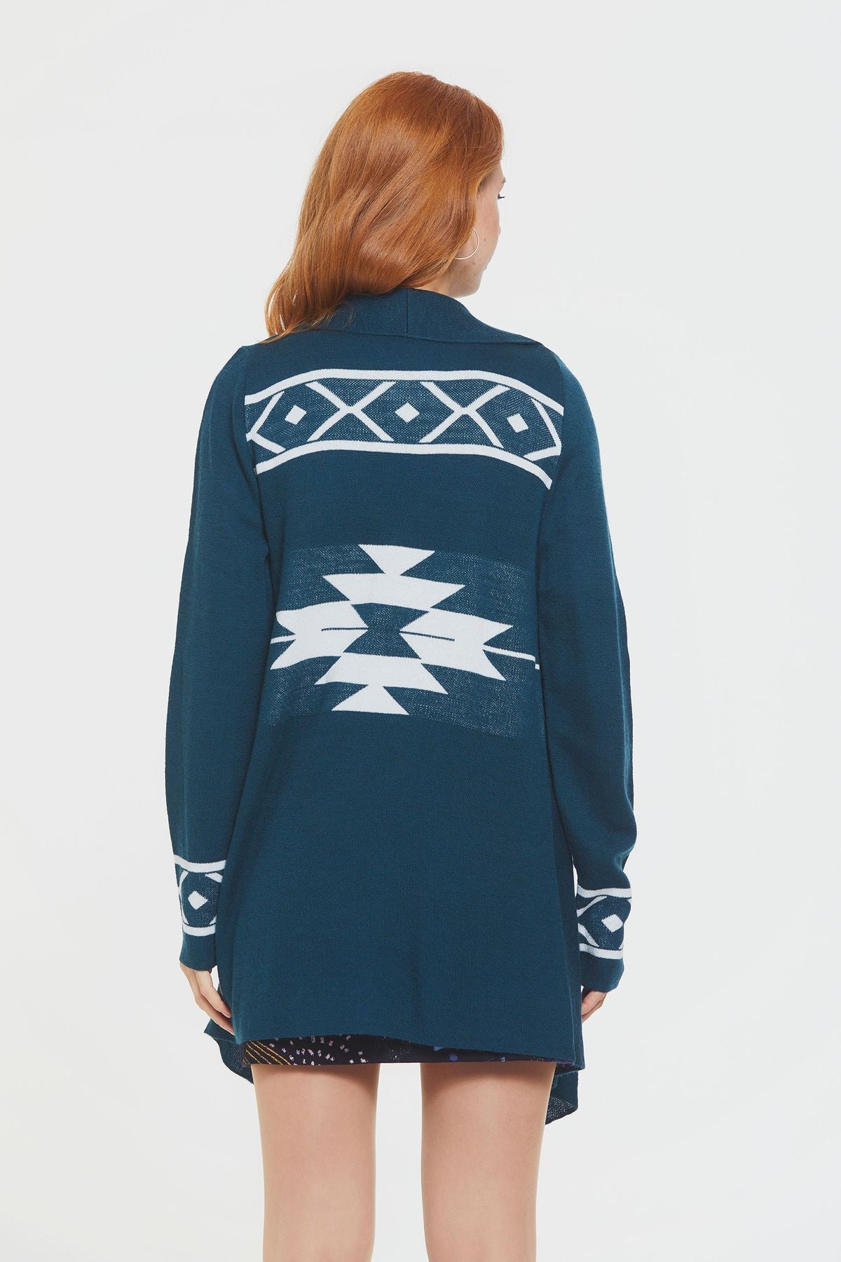 Long Sweater Turquoise