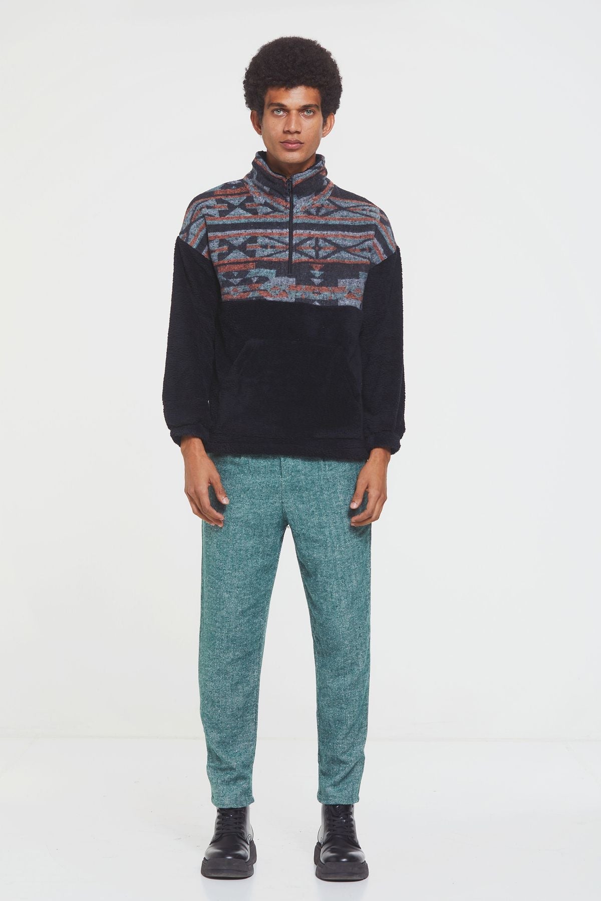 Plush Sweatshirt Black