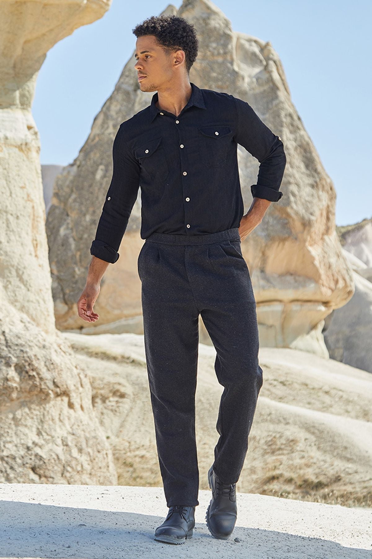 Men's Winter Pants Black