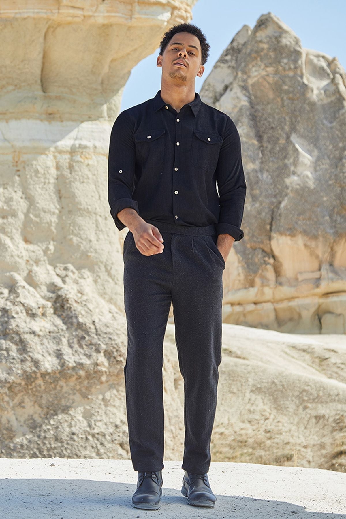 Men's Winter Pants Black