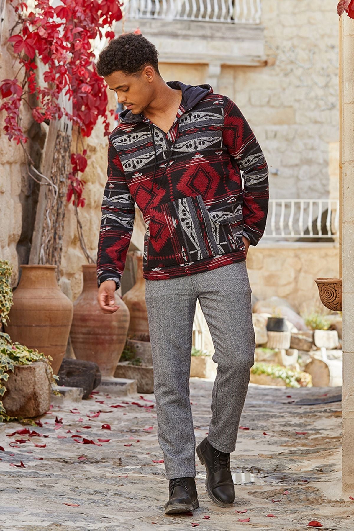 Men's Winter Pants Gray