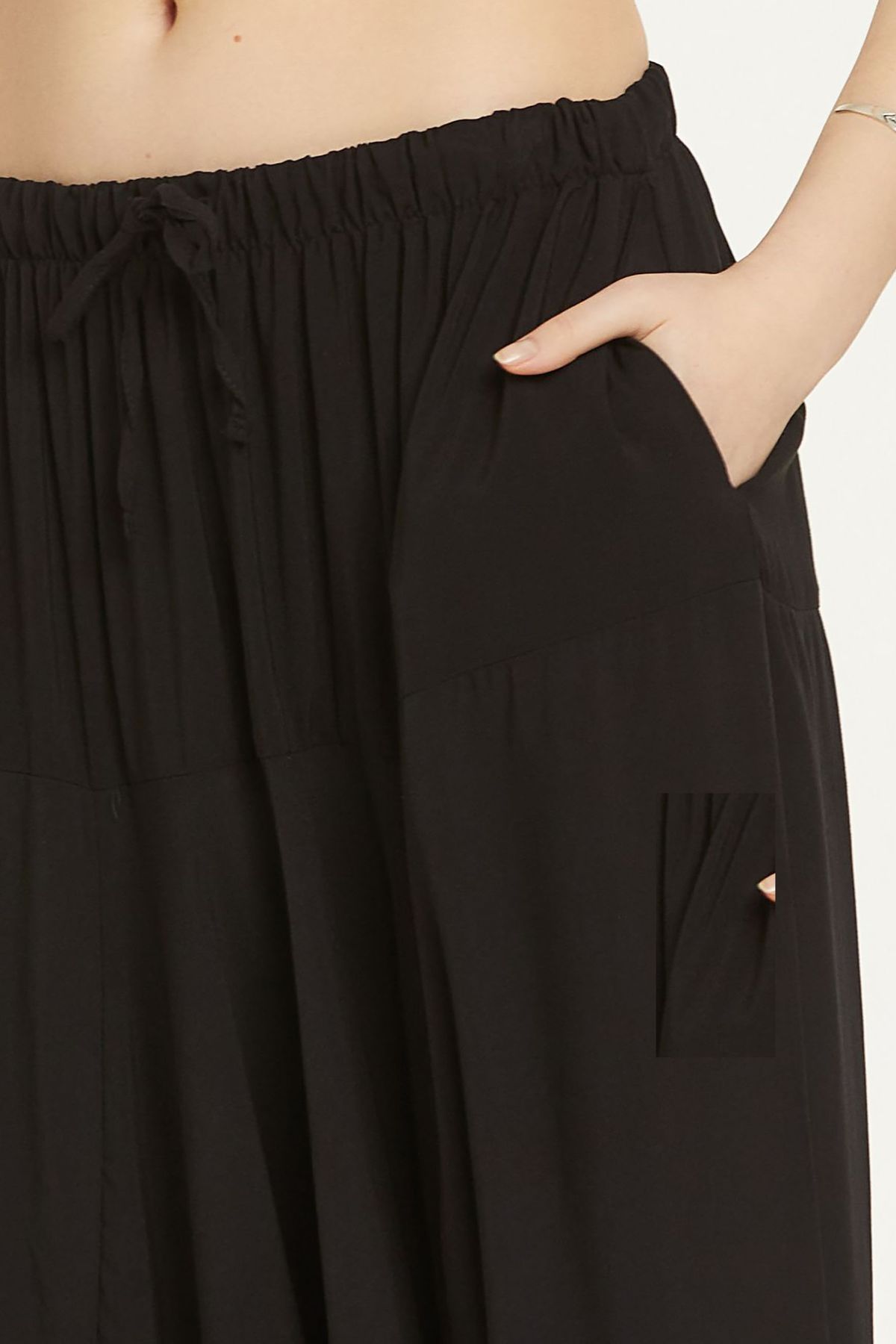 Unisex Harem Pants Black