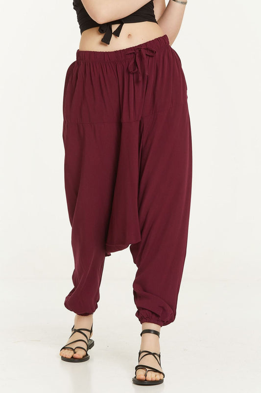 Unisex Harem Pants Purple