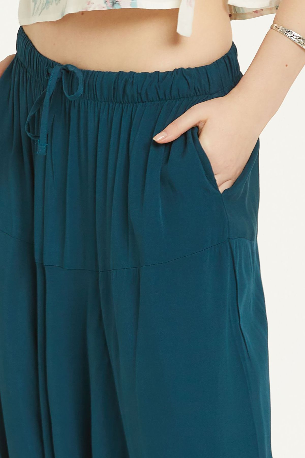 Unisex Harem Pants Dark Blue