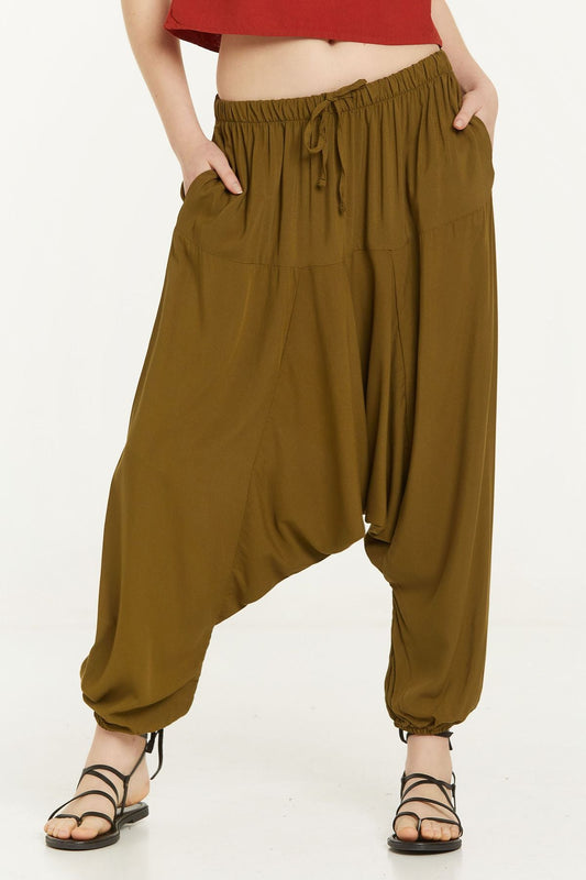 Unisex Harem Pants Khaki