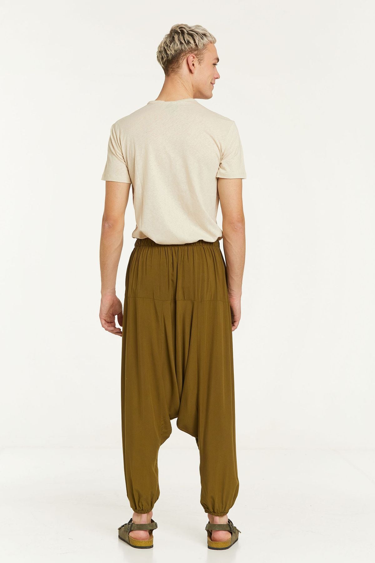 Unisex Harem Pants Khaki