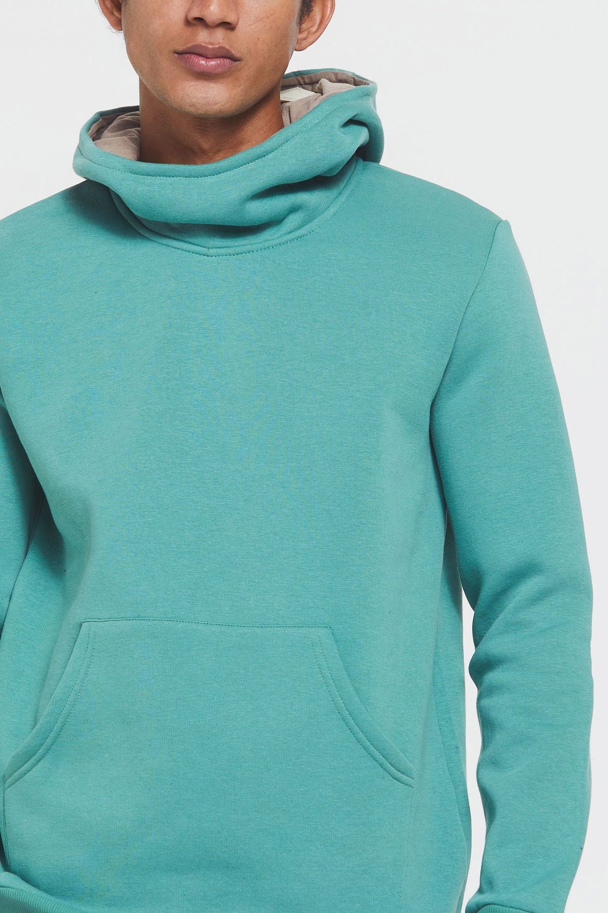 Kangaroo Pocket Men's Hoodie Green