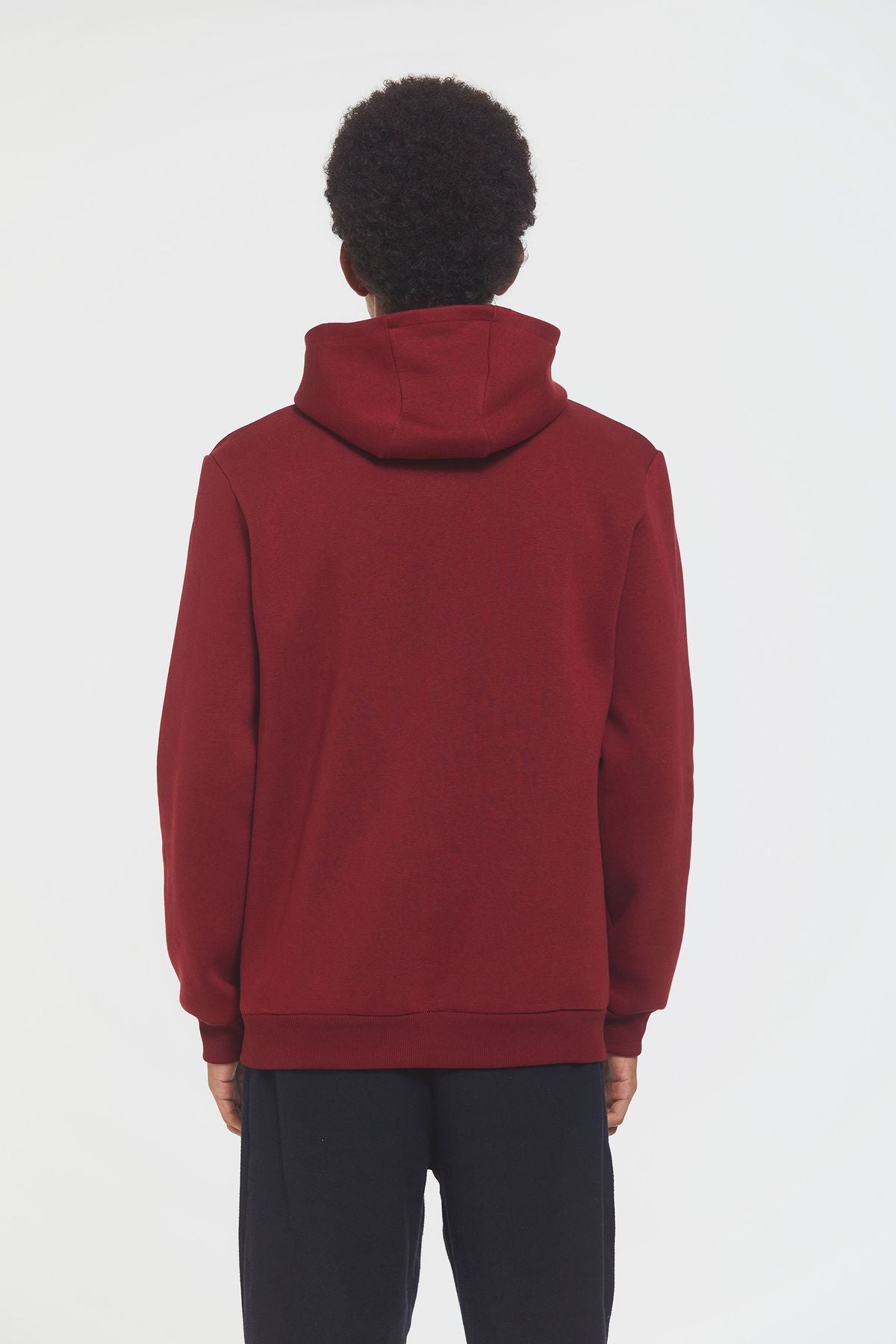 Kangaroo Pocket Men's Hoodie Red