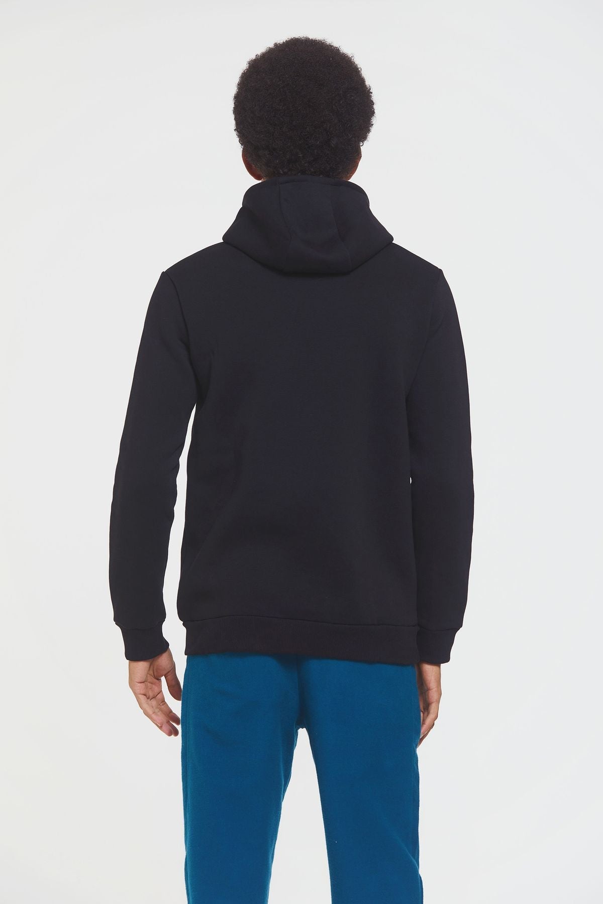 Kangaroo Pocket Men's Hoodie Black