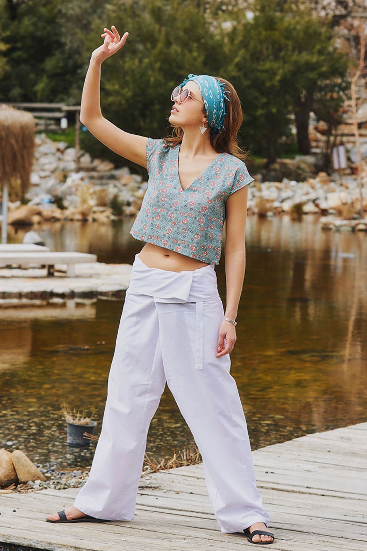 Thai Fisherman Pants White