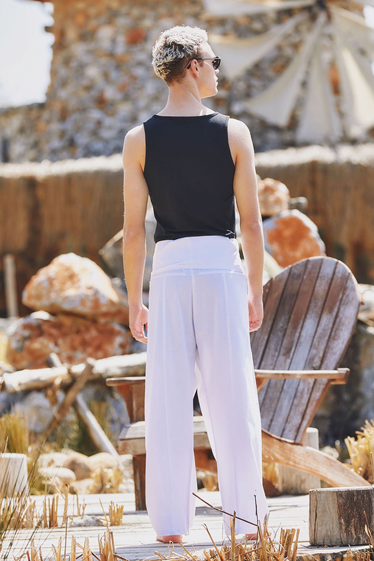 Thai Fisherman Pants White