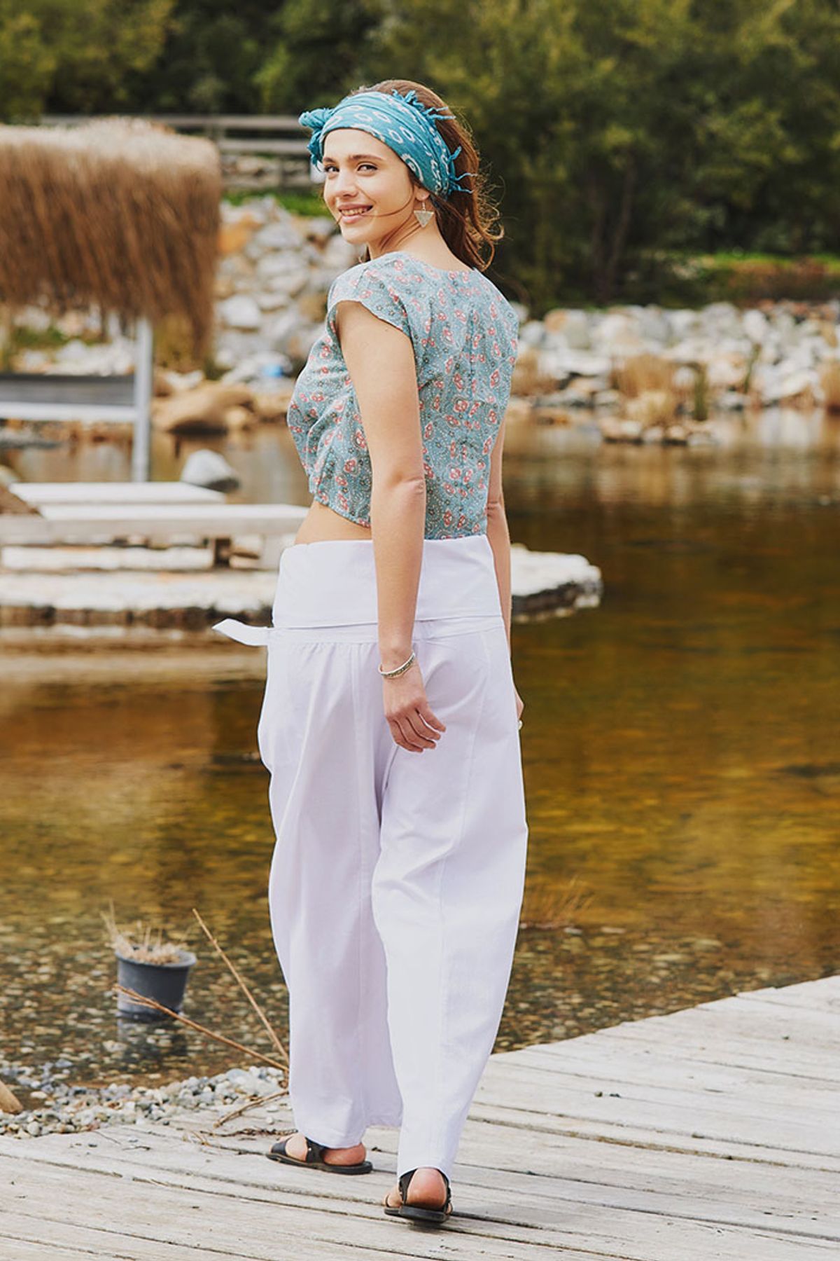 Thai Fisherman Pants White