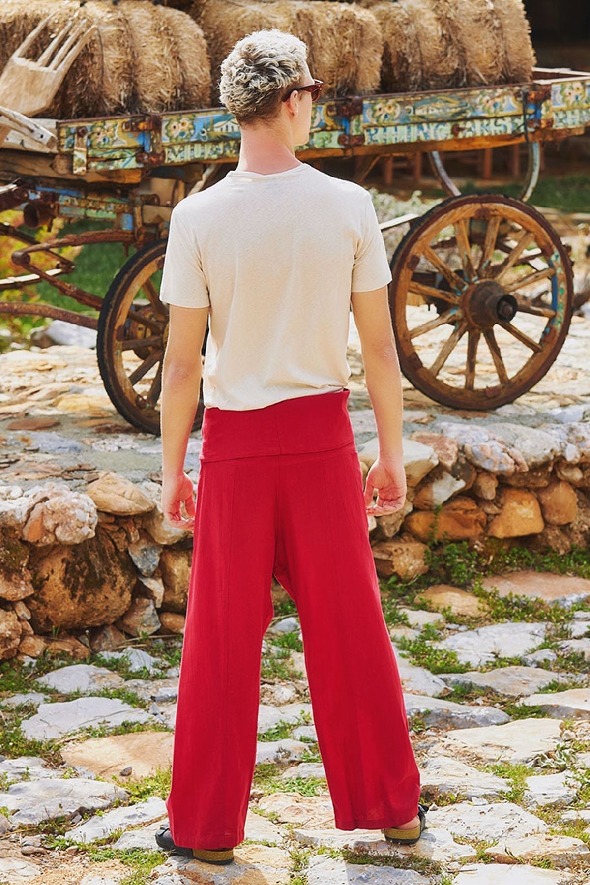 Thai Fisherman Pants Red