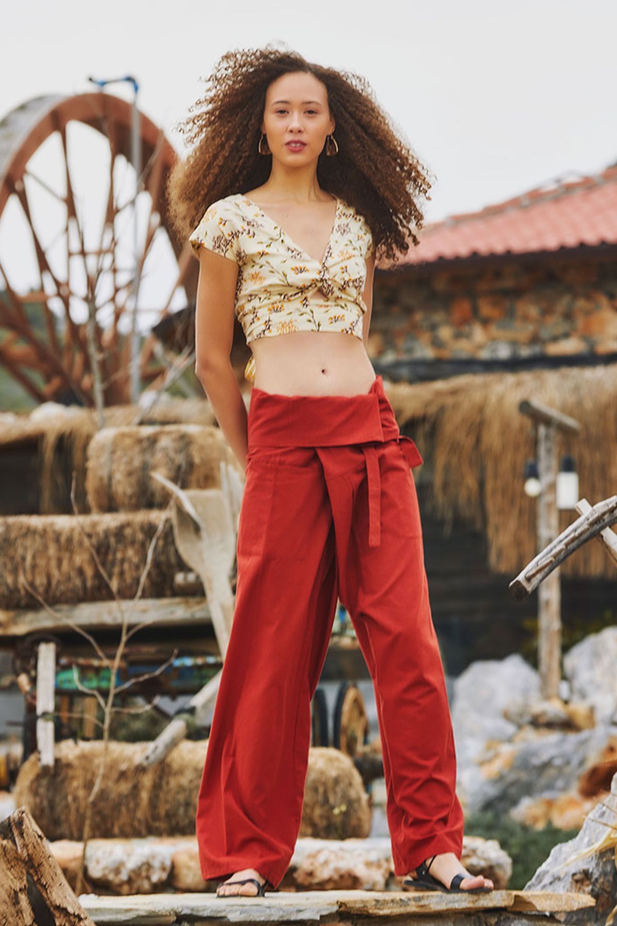 Thai Fisherman Pants Orange