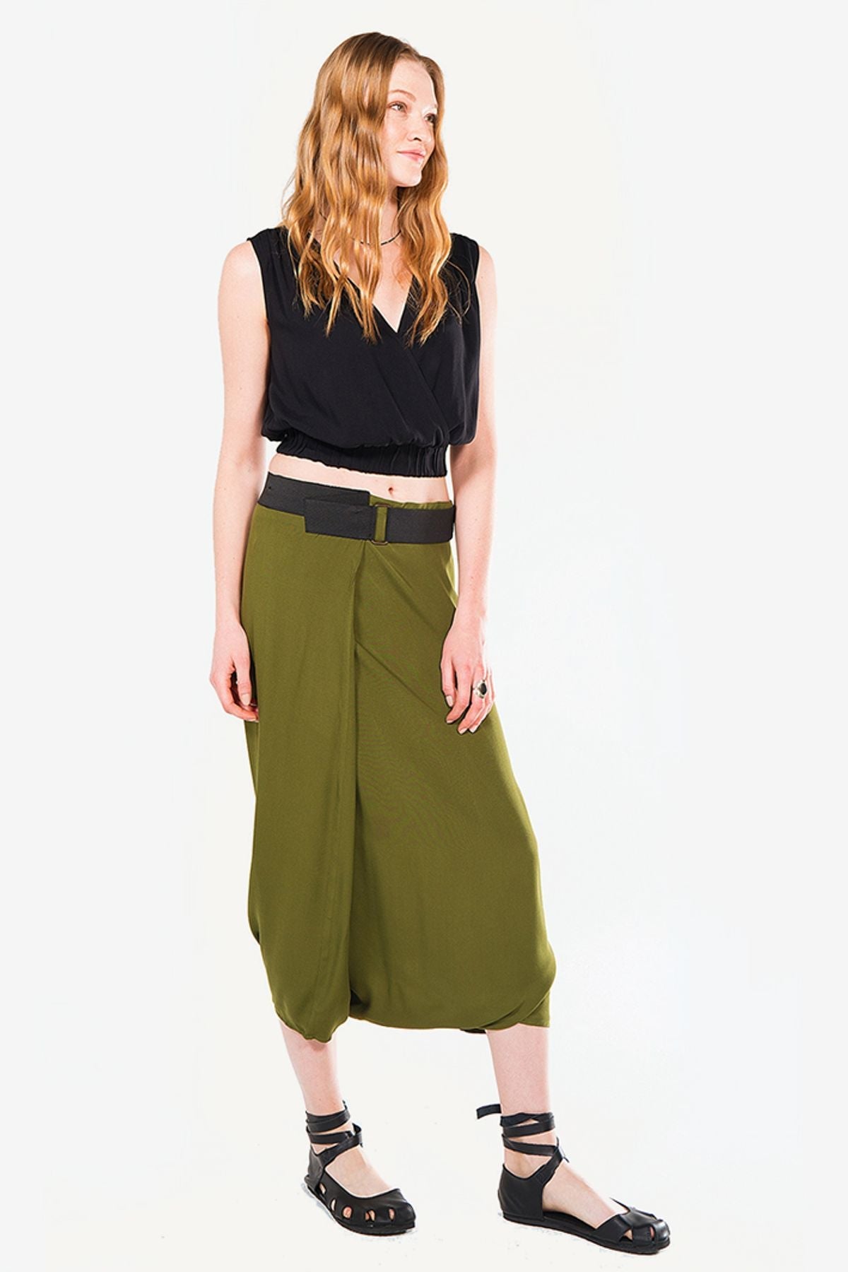 Harem Pants for Women Khaki