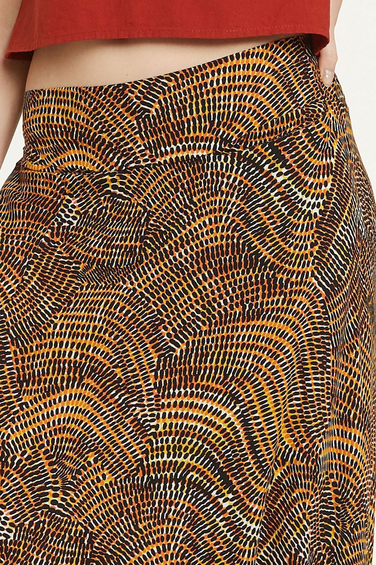 Women's Harem Pants with Pocket Yellow