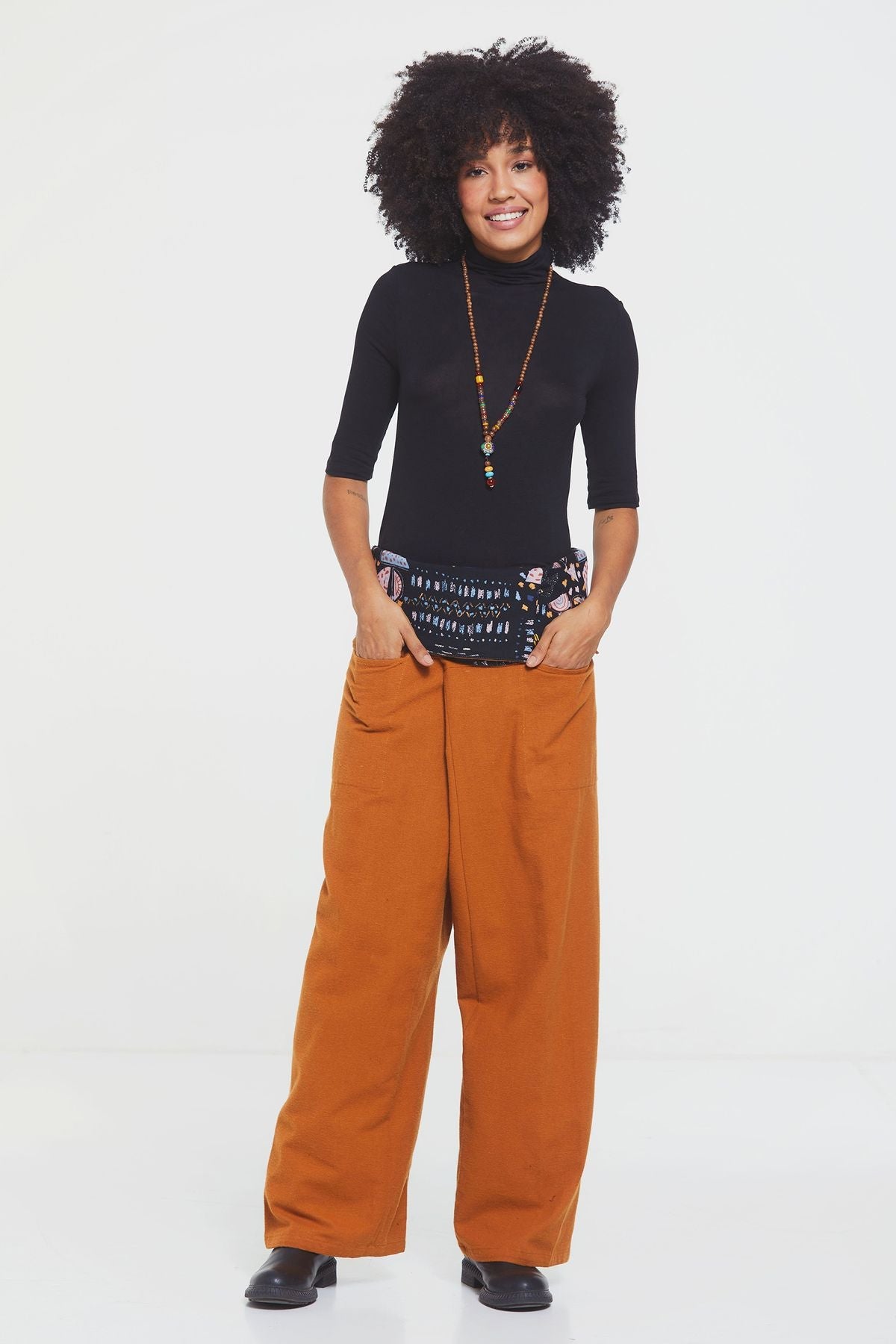 Unisex Warm Thai Fisherman Pants Yellow